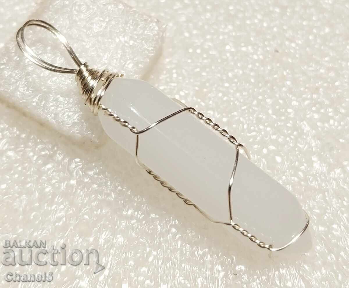 ROCK CRYSTAL MEDALLION, HANDMADE - (917) - 6 ROCK CRYSTAL MEDALLION, HANDMADE - (917) - 6