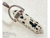 DALMATIAN JASPER MEDALLION - (921)