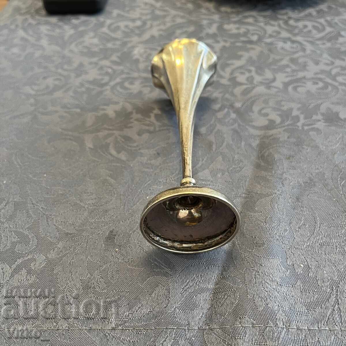 Auction English silver vase, silver vase, markings Auction English silver vase, silver vase, markings