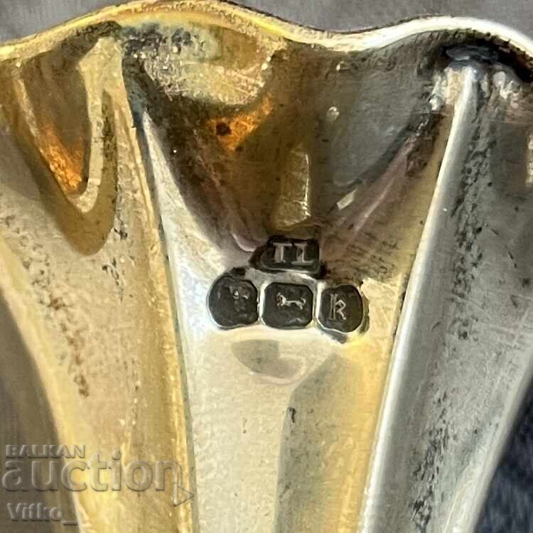 English silver vase, silver vase, markings - 5 English silver vase, silver vase, markings - 5