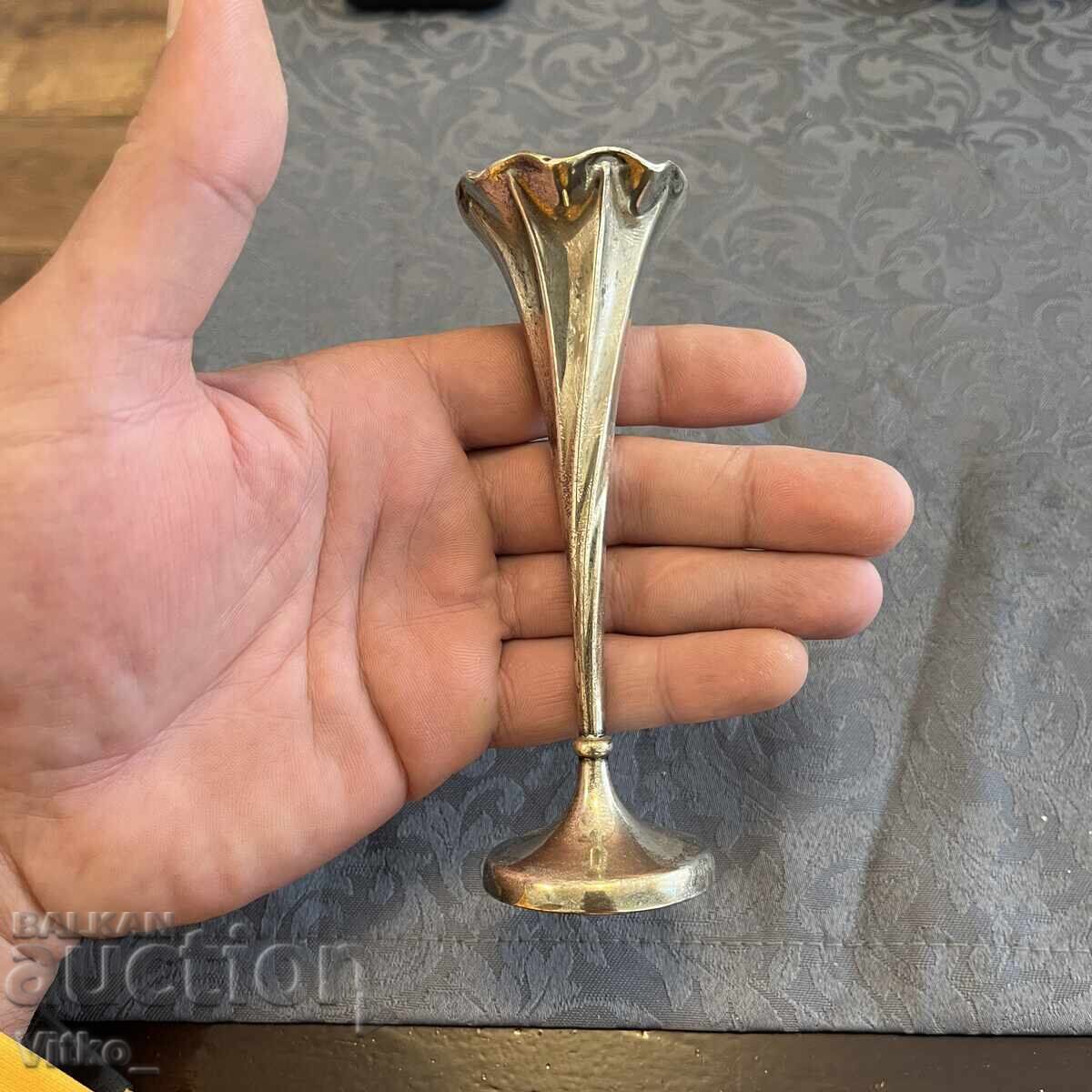 English silver vase, silver vase, markings English silver vase, silver vase, markings