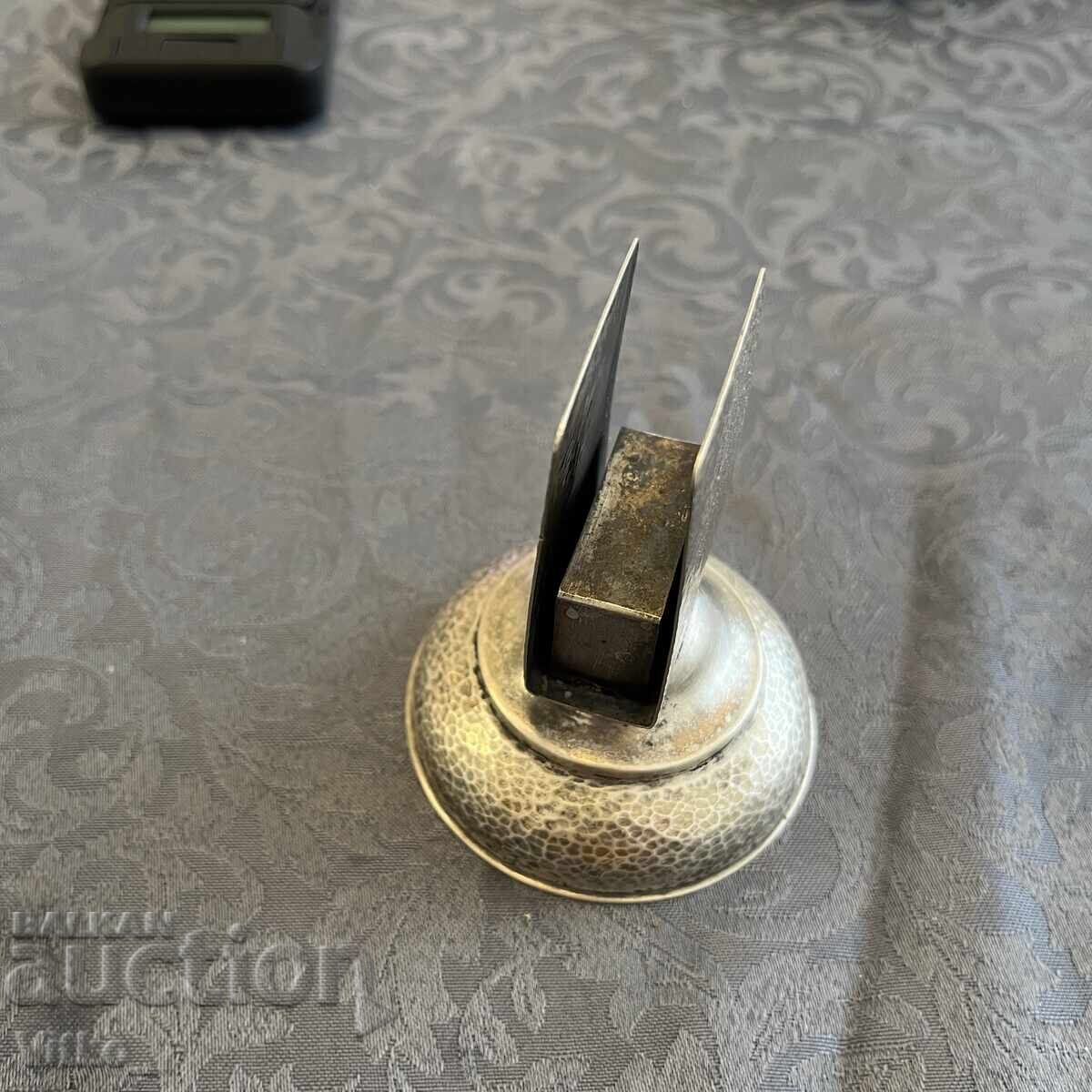 German silver napkin holder, 800 silver, markings with price 139.00 BGN | € 71.07 German silver napkin holder, 800 silver, markings with price 139.00 BGN | € 71.07