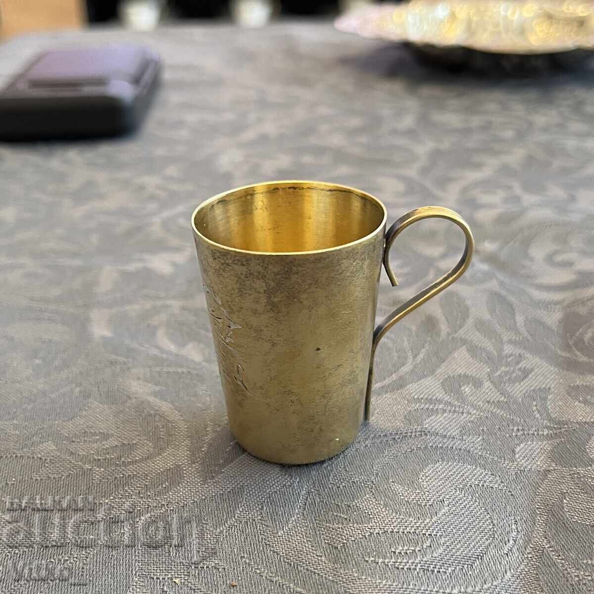 Delivery of Russian silver cup with gilding, markings Delivery of Russian silver cup with gilding, markings