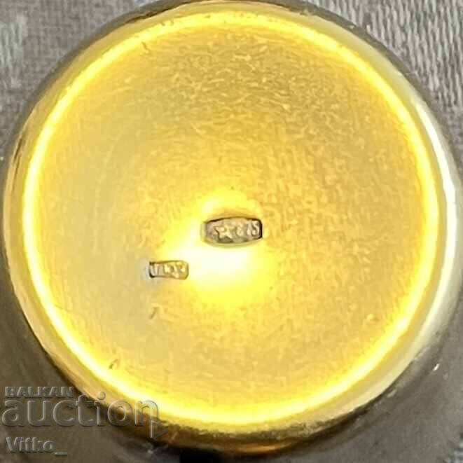 Russian silver cup with gilding, markings - 6 Russian silver cup with gilding, markings - 6