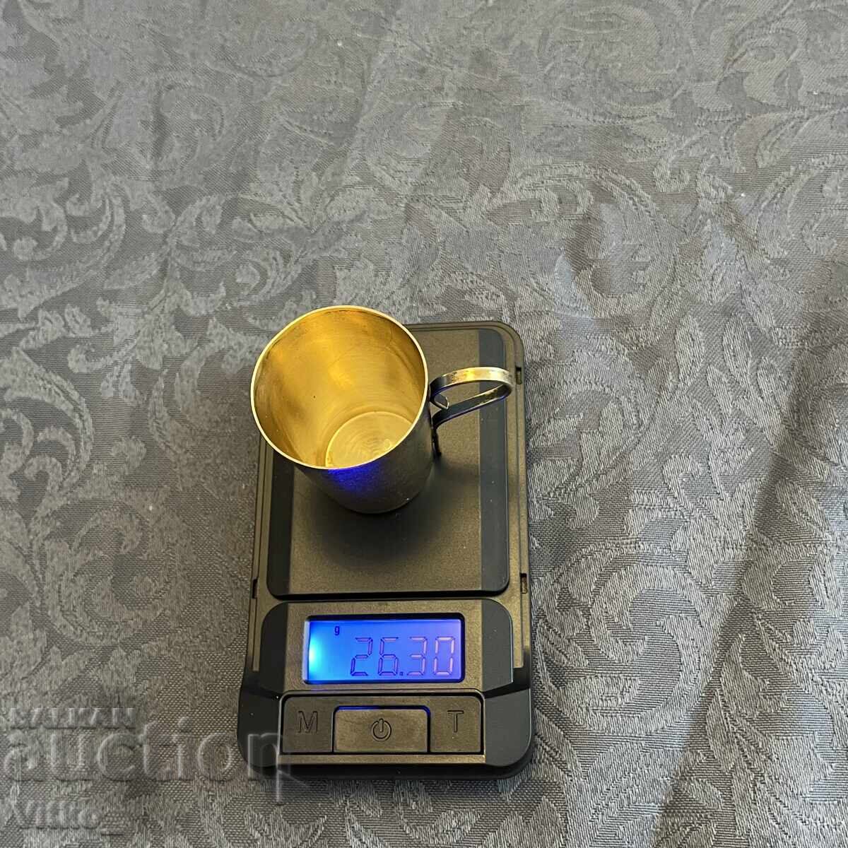 Russian silver cup with gilding, markings - 7 Russian silver cup with gilding, markings - 7