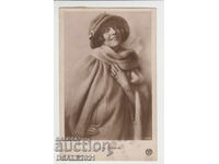 old Postcard actress /23996-1