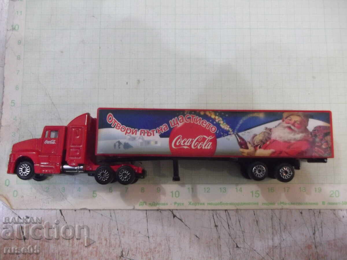 Coca-Cola truck with price 5.00 BGN | € 2.56 Coca-Cola truck with price 5.00 BGN | € 2.56