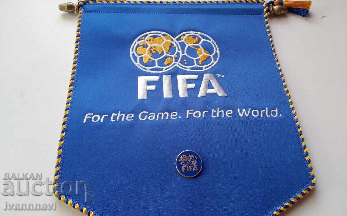 Fifa flag and badge rare with price 25.00 BGN | € 12.78 Fifa flag and badge rare with price 25.00 BGN | € 12.78