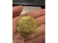 BAPTISM BAPTISM GOLD COIN 24 K MEDALLION PENDANT JEWELRY UN