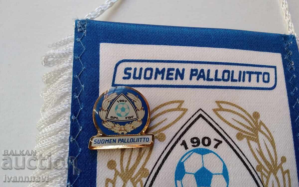 Finland flag and badge with price 15.00 BGN | € 7.67