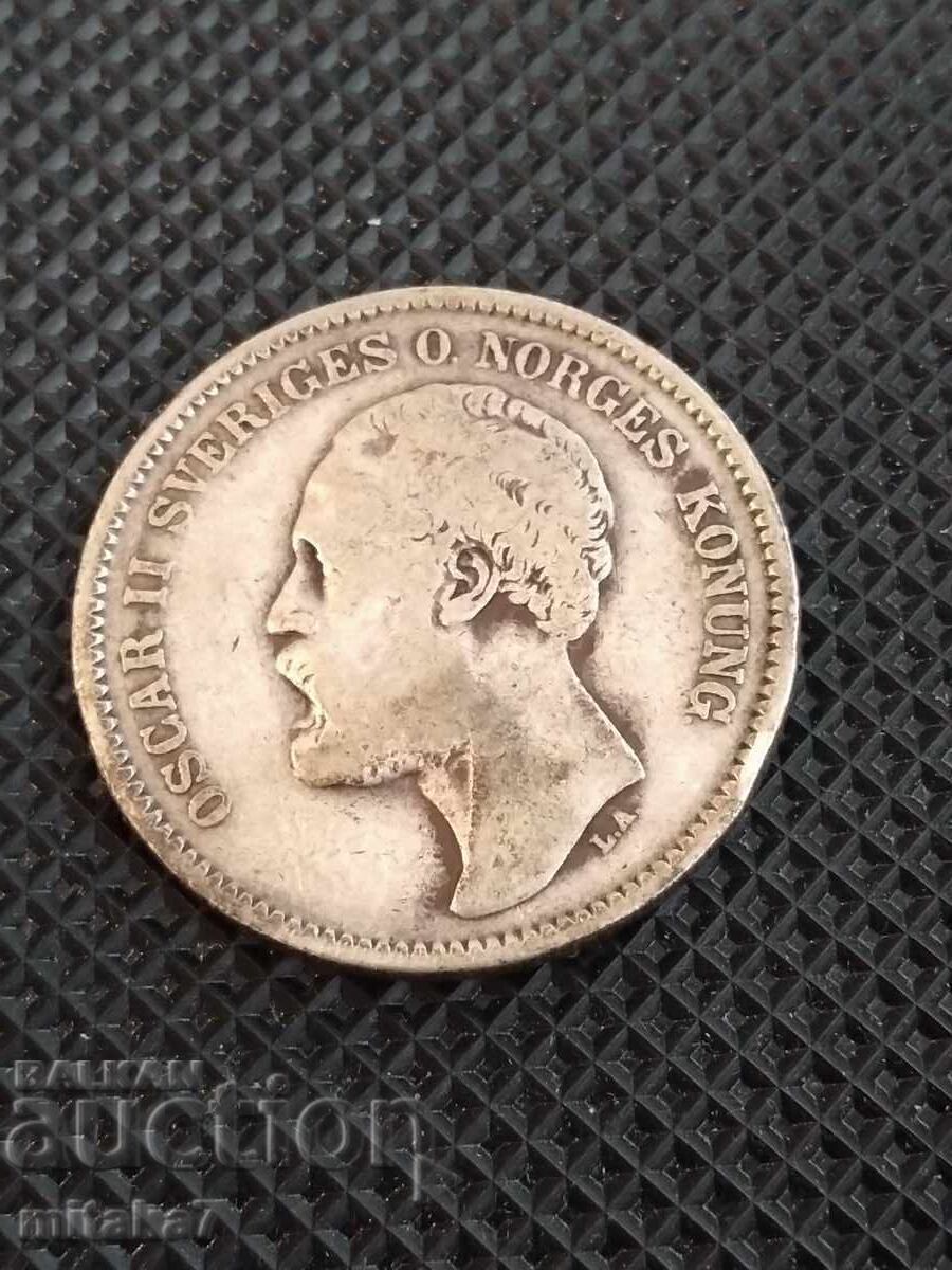 2 coroane 1878, Suedia cu preț € 33.00 | 64.54 BGN 2 coroane 1878, Suedia cu preț € 33.00 | 64.54 BGN
