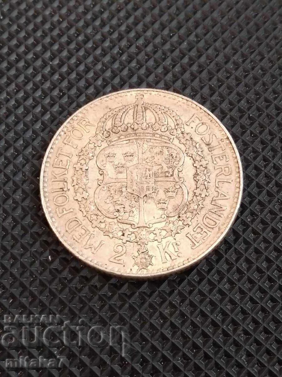 2 coroane 1930, Suedia