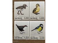 Norway - Birds (1980) - MNH - 2 ζεύγη