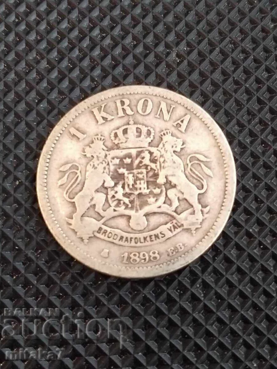 1 kroner 1898, Sweden