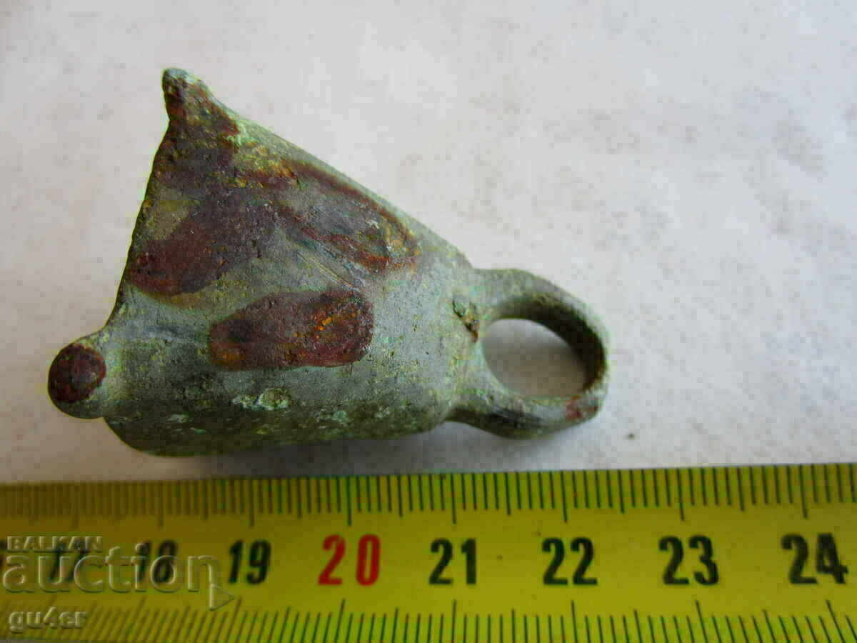 ❌❌Πολύ παλιό, σπάνιο μπρούτζινο κάδο, βάρος 33,70 γρ. ΠΡΩΤΟΤΥΠΟ❌❌ με τιμή 50.00 BGN | € 25.56