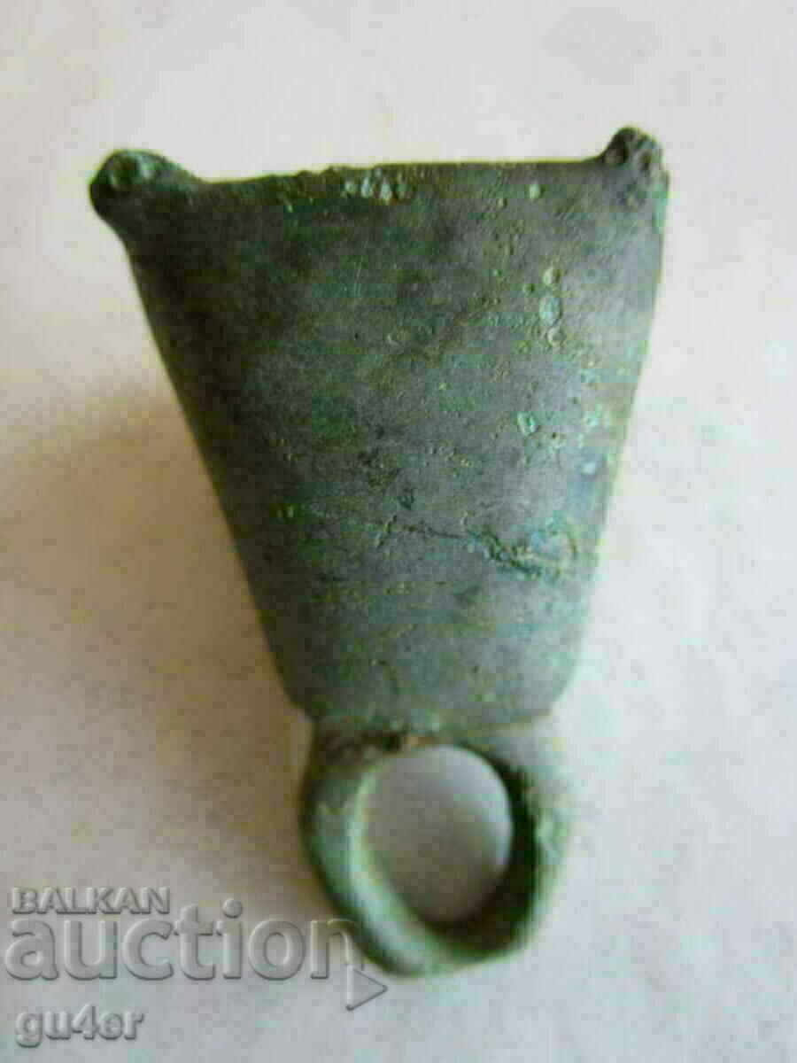 ❌❌Πολύ παλιό, σπάνιο μπρούτζινο κάδο, βάρος 33,70 γρ. ΠΡΩΤΟΤΥΠΟ❌❌ - 5