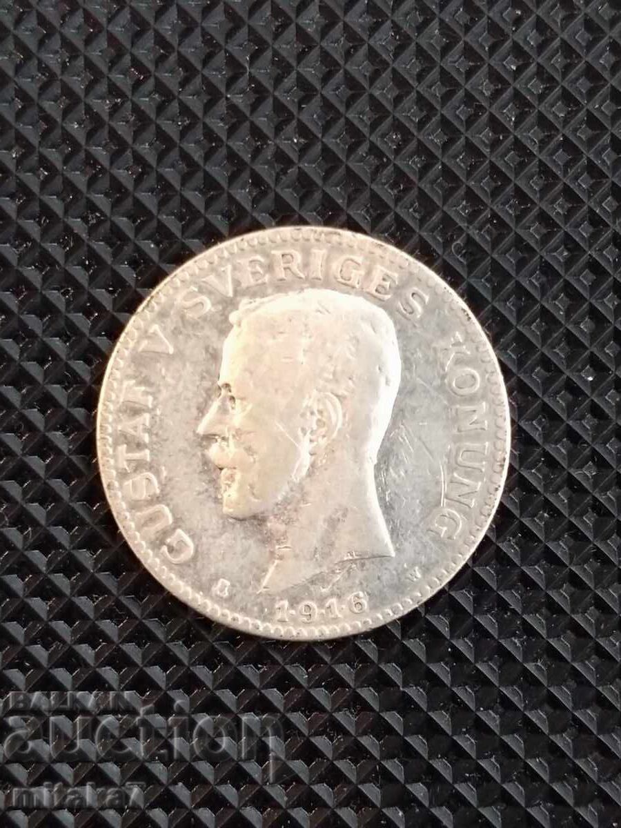 1 coroană 1916, Suedia 1 coroană 1916, Suedia