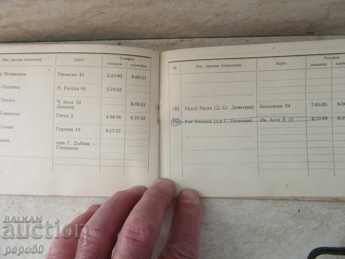 НАХОДКА!!! СПИСЪК НА СЪЮЗА НА БЪЛГ.ПИСАТЕЛИ - 1954г. - 5 НАХОДКА!!! СПИСЪК НА СЪЮЗА НА БЪЛГ.ПИСАТЕЛИ - 1954г. - 5
