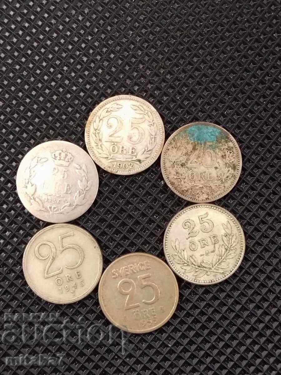 Lot de 25 de ani, argint 0,400-0,750