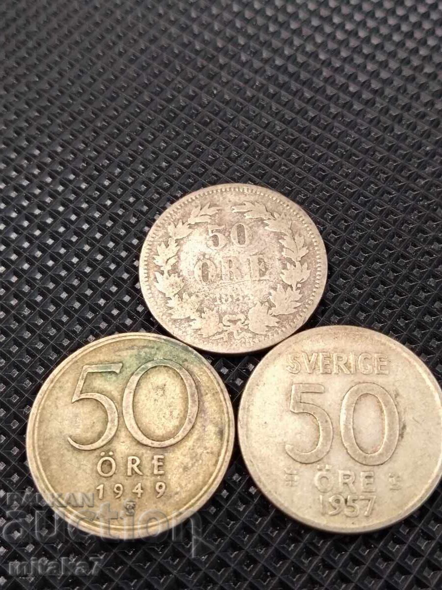Auction Lot of 50 yore, Sweden, silver 0.400-0.600 Auction Lot of 50 yore, Sweden, silver 0.400-0.600