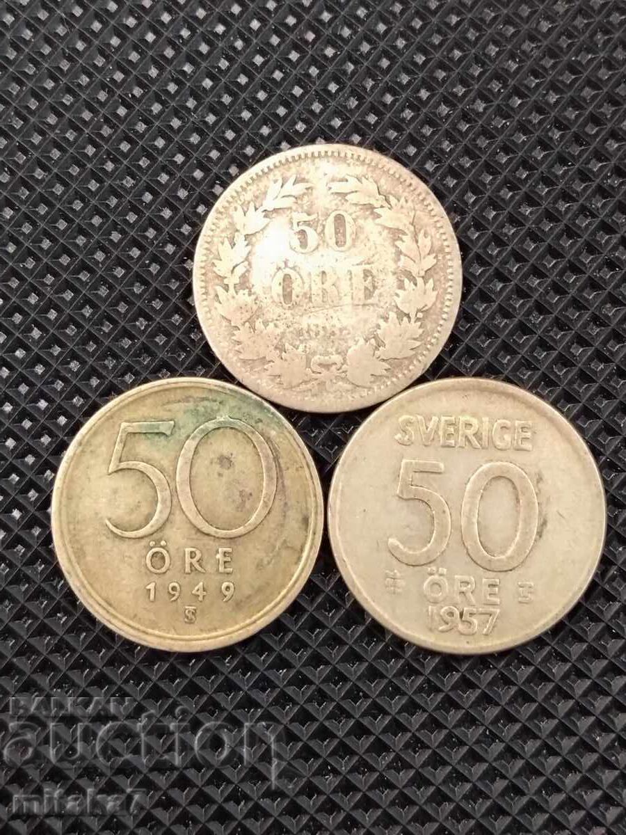 Delivery of Lot of 50 yore, Sweden, silver 0.400-0.600 Delivery of Lot of 50 yore, Sweden, silver 0.400-0.600