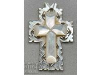 5916 Cross from the Holy Land Holy Sepulchre Jerusalem mother-of-pearl