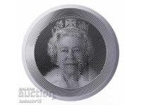 Silver 1 oz Queen Elizabeth II - island. Niue