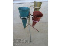 TRIPLE VASE FOR DRIED FLOWERS - EARLY SOC