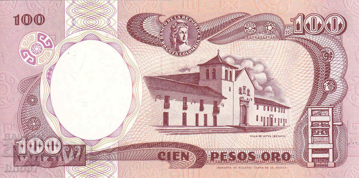 Auction tino37- COLOMBIA - 100 PESOS ORO - 1991 - UNC Auction tino37- COLOMBIA - 100 PESOS ORO - 1991 - UNC