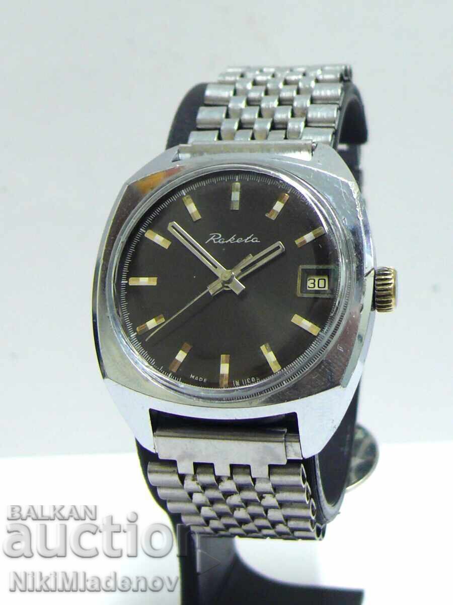 Soviet Raketa Men's wristwatch, working Soviet Raketa Men's wristwatch, working