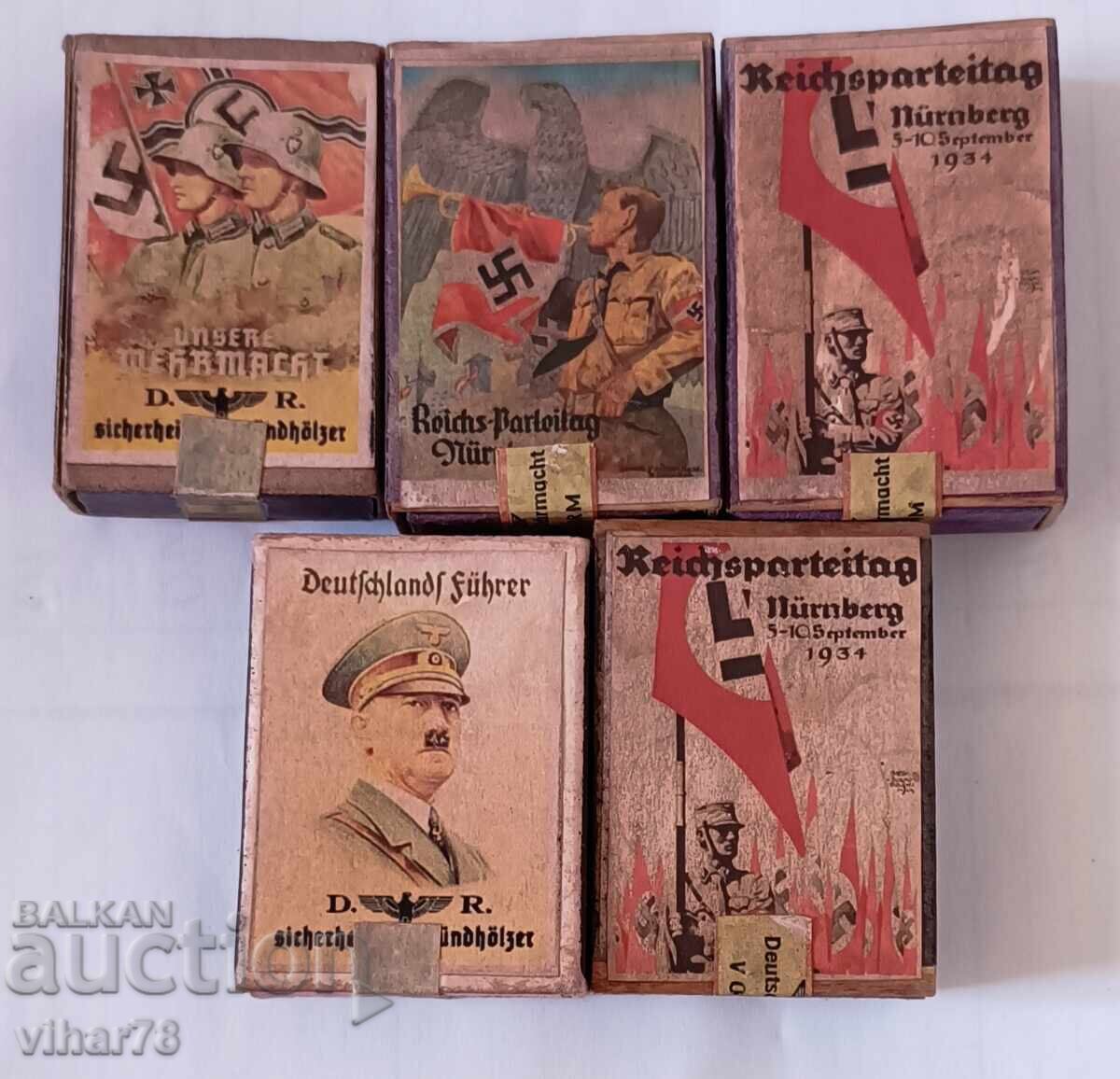 LOT OF 5 REPLICA MATCHES with price 99.99 BGN | € 51.12 LOT OF 5 REPLICA MATCHES with price 99.99 BGN | € 51.12