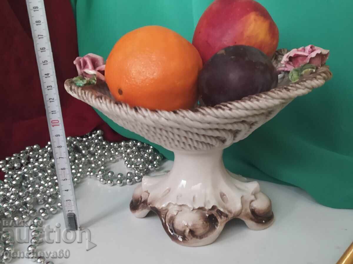 BEAUTIFUL Retro Fruit Bowl BASSANO with stand with price € 21.00 | 41.07 BGN BEAUTIFUL Retro Fruit Bowl BASSANO with stand with price € 21.00 | 41.07 BGN