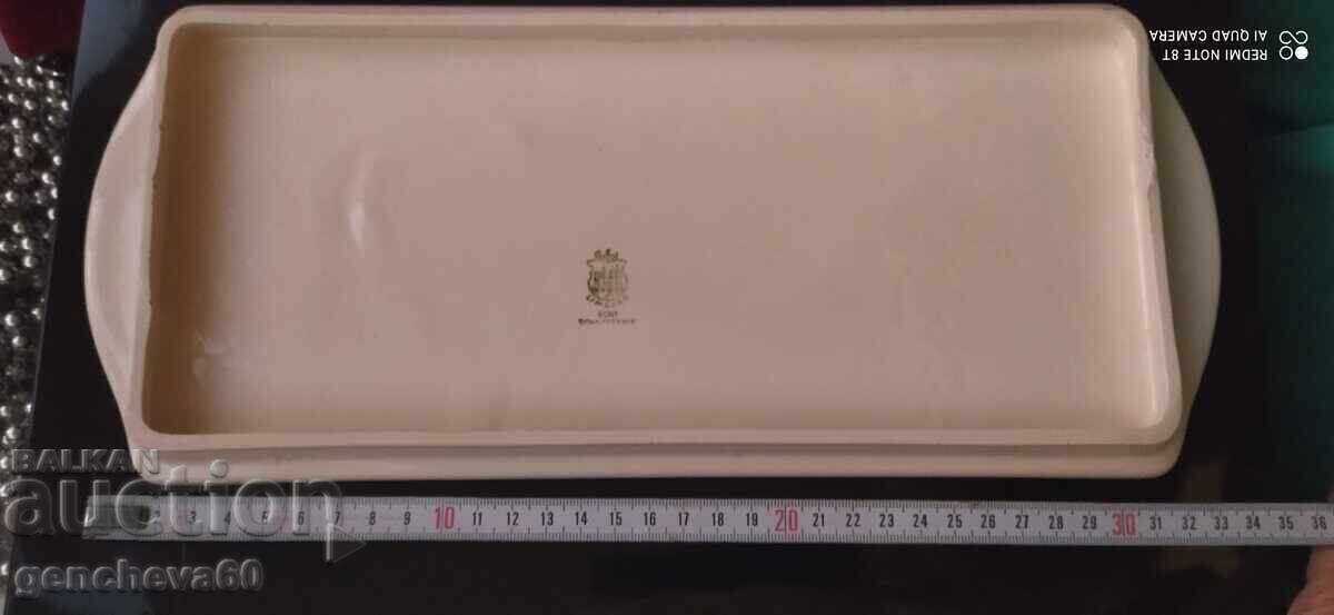 Vintage ceramic painted platter LIMBURG - 5 Vintage ceramic painted platter LIMBURG - 5