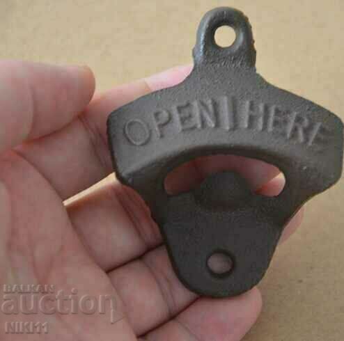Retro wall mounted beer opener with price 10.00 BGN | € 5.11 Retro wall mounted beer opener with price 10.00 BGN | € 5.11