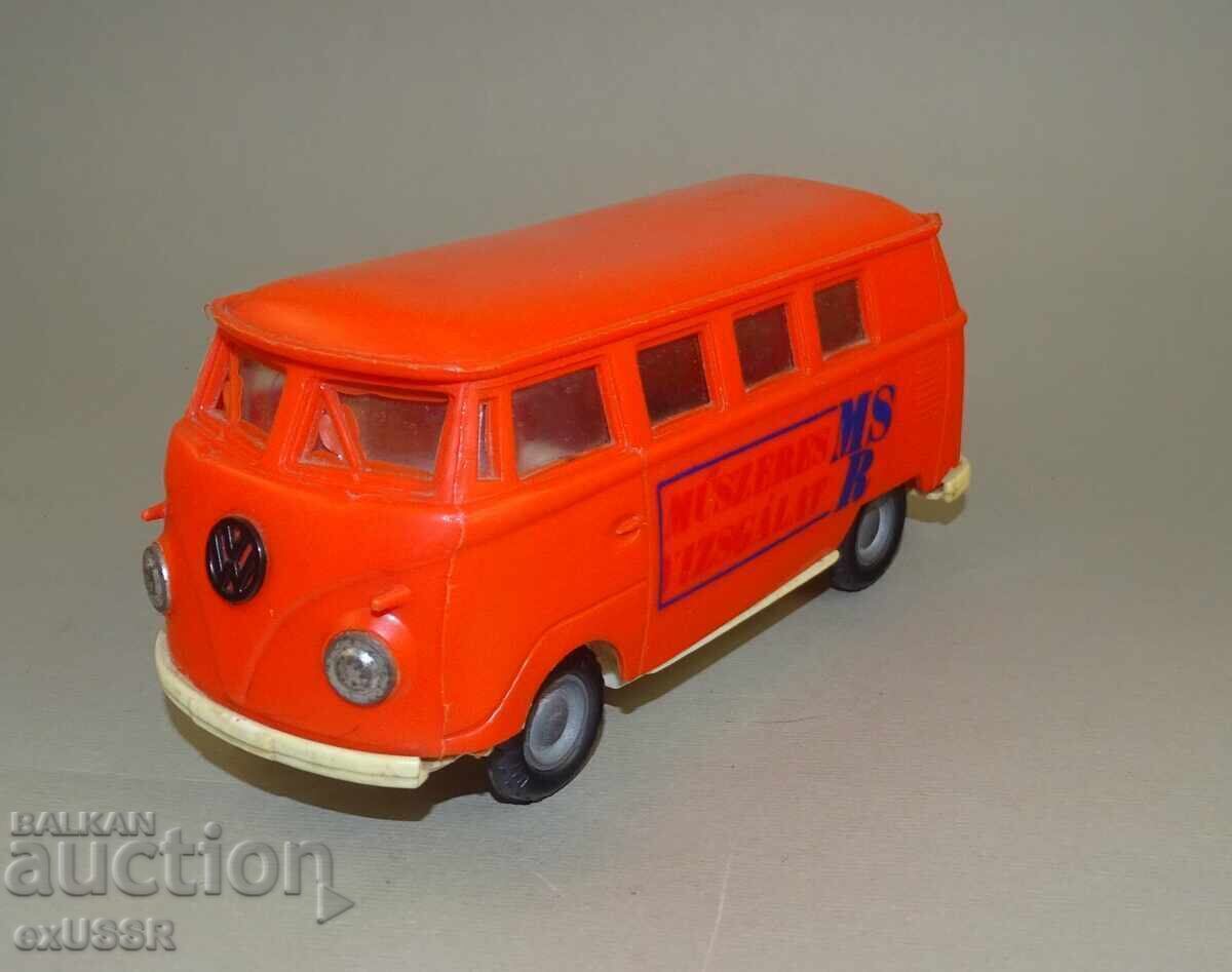 Delivery of Old Bus VW VOLKSWAGEN Cart Toy Hungary 70s Delivery of Old Bus VW VOLKSWAGEN Cart Toy Hungary 70s
