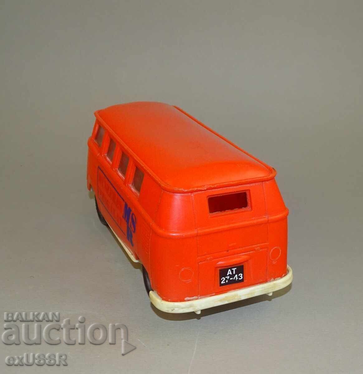 Old Bus VW VOLKSWAGEN Cart Toy Hungary 70s - 5 Old Bus VW VOLKSWAGEN Cart Toy Hungary 70s - 5