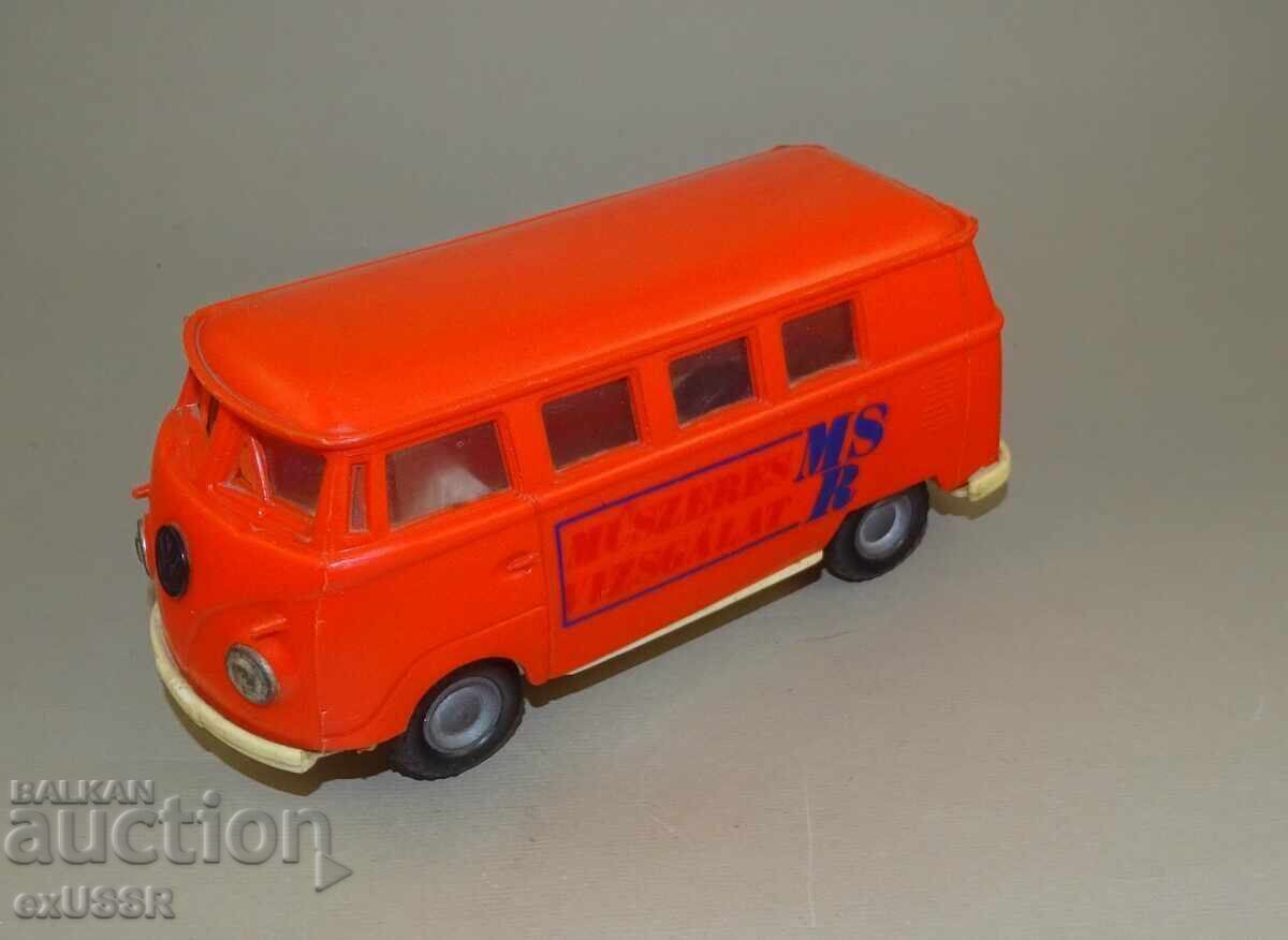Old Bus VW VOLKSWAGEN Cart Toy Hungary 70s - 7 Old Bus VW VOLKSWAGEN Cart Toy Hungary 70s - 7