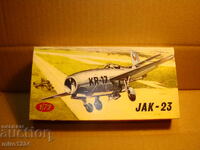 1/72 JAK - 23 RETRO PLANE ASSEMBLY MODEL