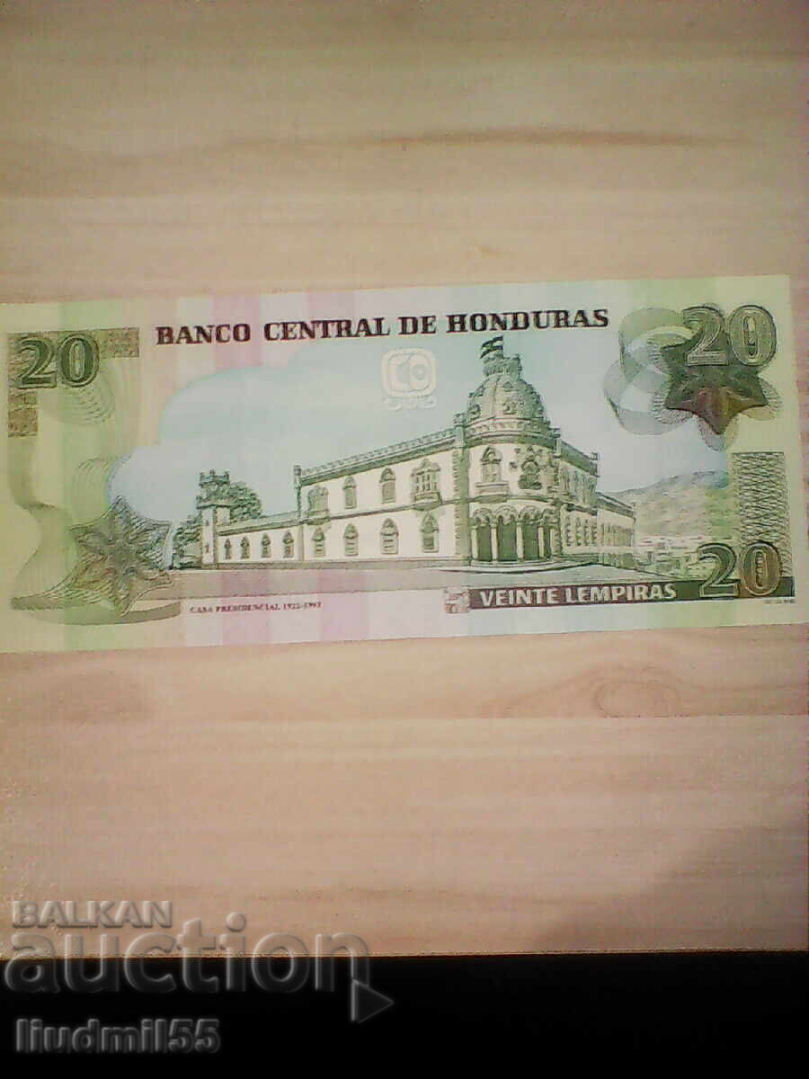 HONDURAS - 20 LEMPIRA 2006 with price 6.00 BGN | € 3.07