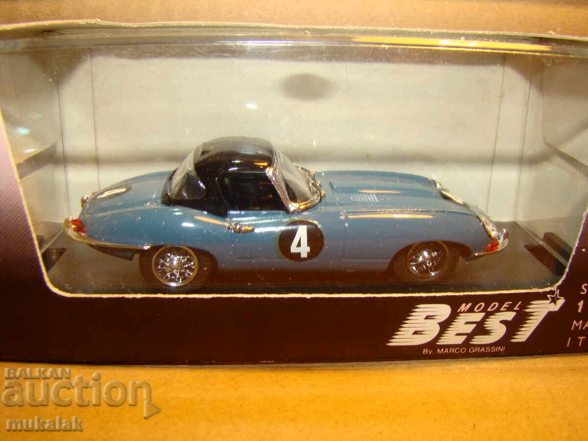 1:43 BEST MODEL JAGUAR E TYPE CAR TOY MODEL with price 30.00 BGN | € 15.34 1:43 BEST MODEL JAGUAR E TYPE CAR TOY MODEL with price 30.00 BGN | € 15.34