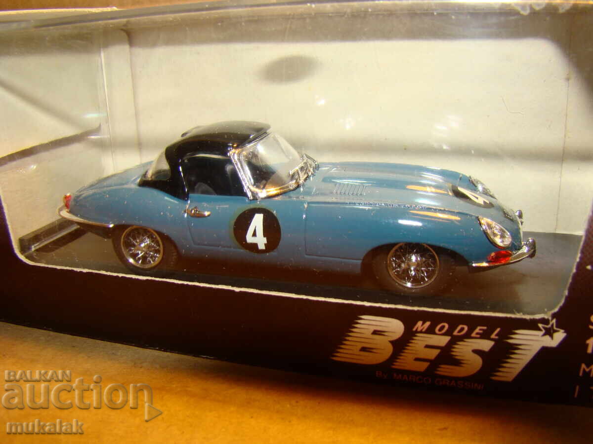 Auction 1:43 BEST MODEL JAGUAR E TYPE CAR TOY MODEL Auction 1:43 BEST MODEL JAGUAR E TYPE CAR TOY MODEL