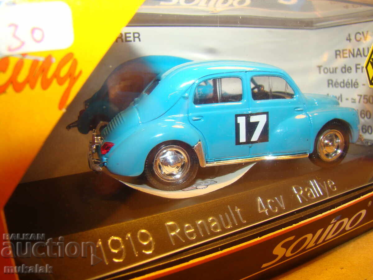 Delivery of 1:43 SOLIDO RENAULT 4 CV RALLYE CAR TOY MODEL Delivery of 1:43 SOLIDO RENAULT 4 CV RALLYE CAR TOY MODEL
