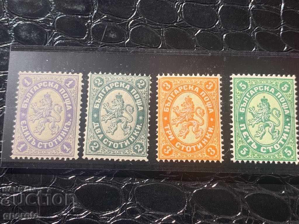 Stamps, complete series Big Lion I-1882-Clean (first rubber) with price 499.00 BGN | € 255.13 Stamps, complete series Big Lion I-1882-Clean (first rubber) with price 499.00 BGN | € 255.13
