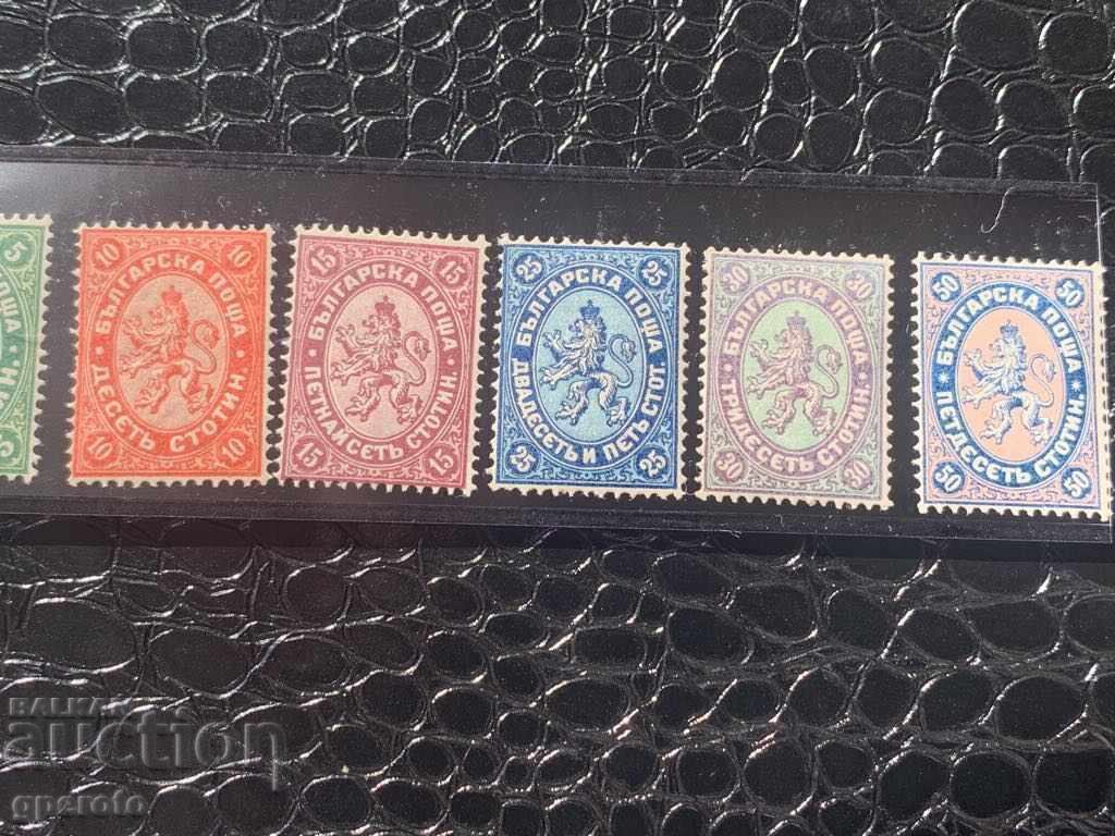 Auction Stamps, complete series Big Lion I-1882-Clean (first rubber) Auction Stamps, complete series Big Lion I-1882-Clean (first rubber)