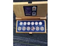 Lillehammer'94 silver coin set