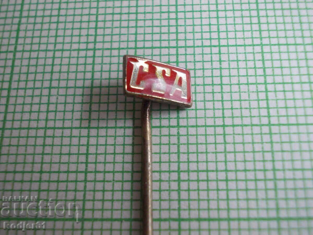 Pins - Aviation Czech Airlines CSA - 5 pcs - 6 Pins - Aviation Czech Airlines CSA - 5 pcs - 6
