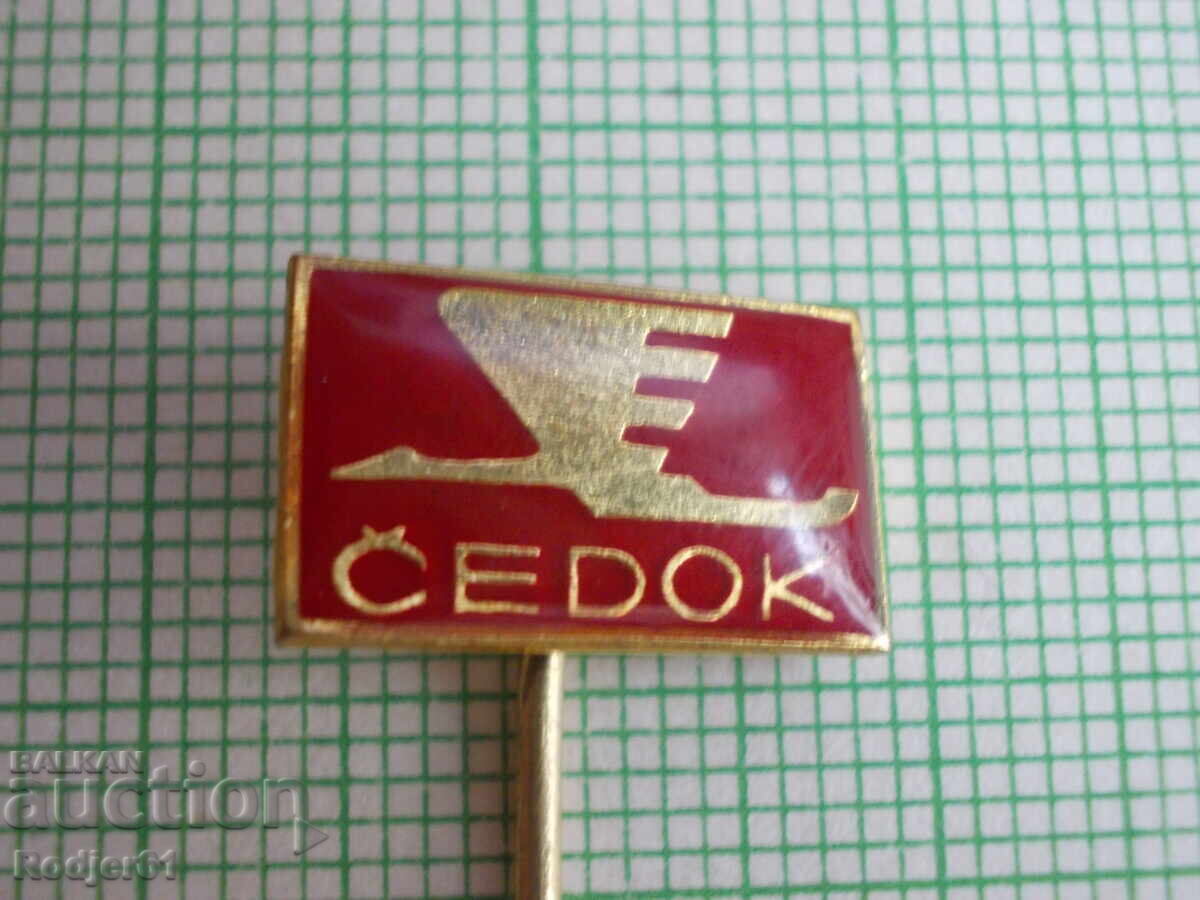 Delivery of badges - Czech tour operator Čedok - 3 pcs Delivery of badges - Czech tour operator Čedok - 3 pcs