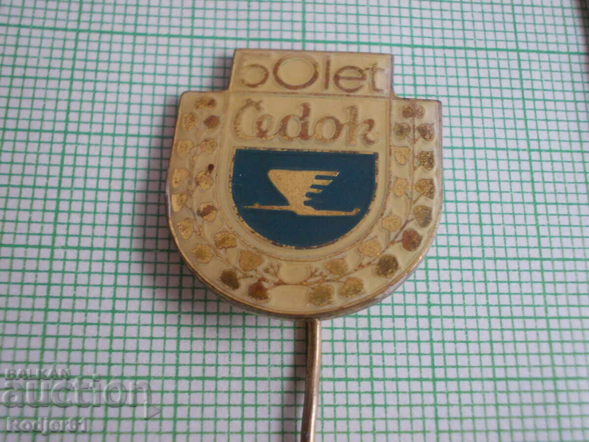 badges - Czech tour operator Čedok - 3 pcs - 5 badges - Czech tour operator Čedok - 3 pcs - 5