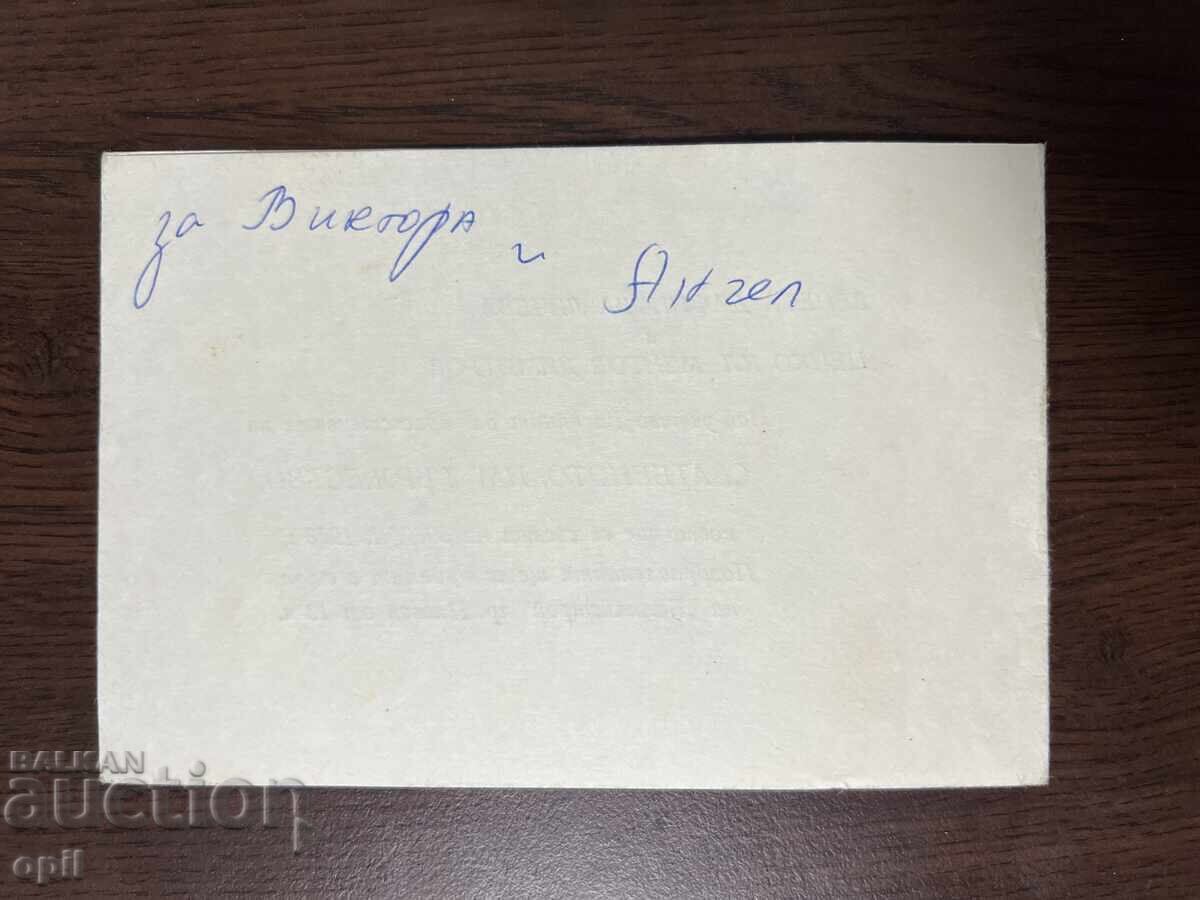 Auction  Wedding Invitation-1978-Pleven