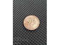25 de ani, argint 0,400